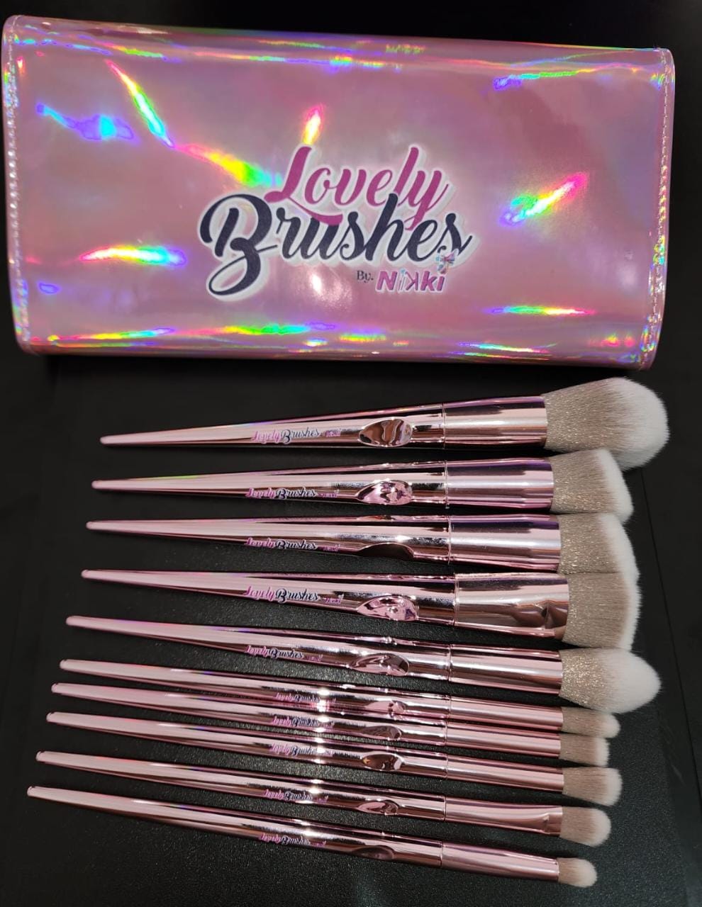 Set de 10 brochas metálicas Lovely